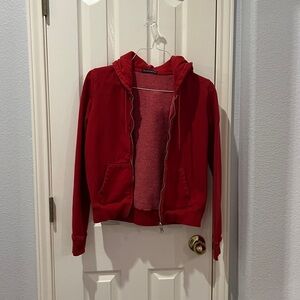 brandy melville christy zip up